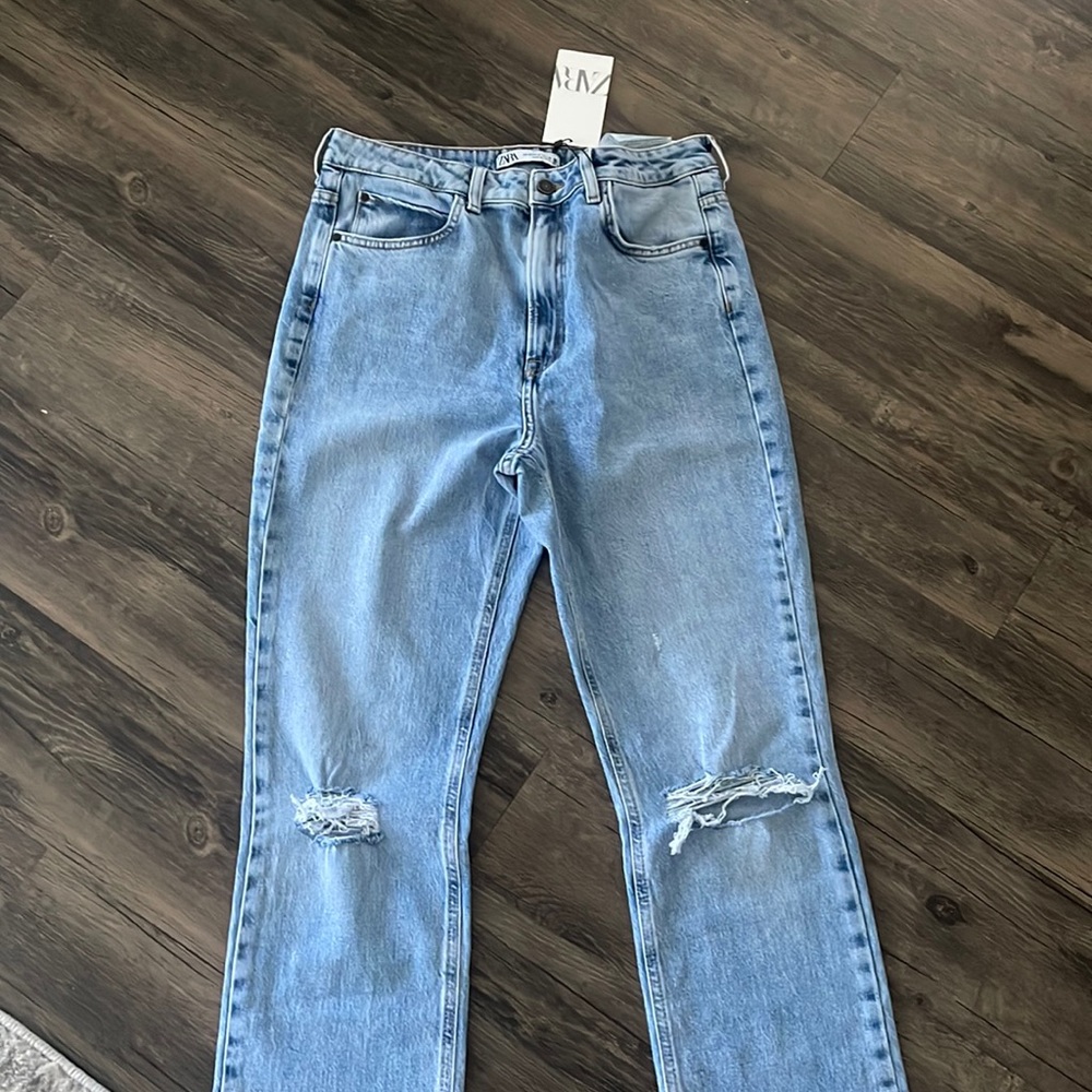 ZARA SLIM FLARE JEANS SIZE 40